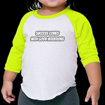 T.A.M.T (Success comes with good intention) Infant 3/4 Sleeves Shirt (Poly-Cotton) Thumbnail